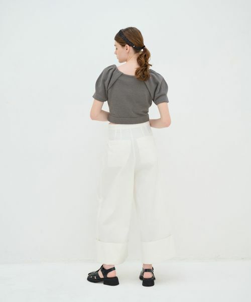 LANVIN en Bleu / ランバン オン ブルー その他パンツ | コットンリネンマッキンパンツ | 詳細16