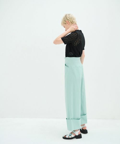 LANVIN en Bleu / ランバン オン ブルー その他パンツ | コットンリネンマッキンパンツ | 詳細2