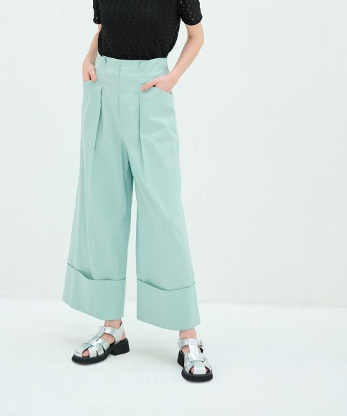 LANVIN en Bleu / ランバン オン ブルー その他パンツ | コットンリネンマッキンパンツ | 詳細4