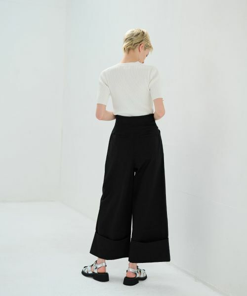 LANVIN en Bleu / ランバン オン ブルー その他パンツ | コットンリネンマッキンパンツ | 詳細9