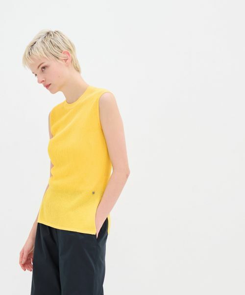 LANVIN en Bleu / ランバン オン ブルー ニット・セーター | シアーリブニットタンク | 詳細4