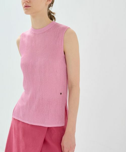 LANVIN en Bleu / ランバン オン ブルー ニット・セーター | シアーリブニットタンク | 詳細9