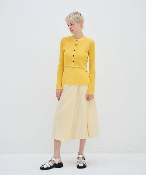 LANVIN en Bleu / ランバン オン ブルー カーディガン・ボレロ | シアーリブニットカーディガン | 詳細6