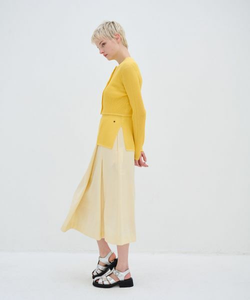 LANVIN en Bleu / ランバン オン ブルー カーディガン・ボレロ | シアーリブニットカーディガン | 詳細7