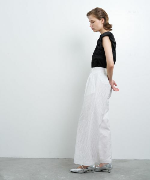 LANVIN en Bleu / ランバン オン ブルー その他パンツ | 【セットアップ対応商品】コットンリップルパンツ | 詳細2