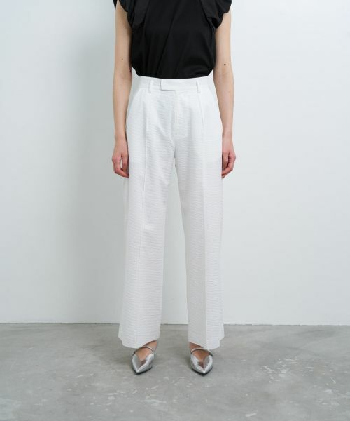 LANVIN en Bleu / ランバン オン ブルー その他パンツ | 【セットアップ対応商品】コットンリップルパンツ | 詳細5