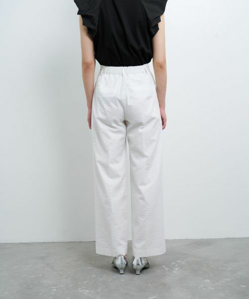 LANVIN en Bleu / ランバン オン ブルー その他パンツ | 【セットアップ対応商品】コットンリップルパンツ | 詳細7