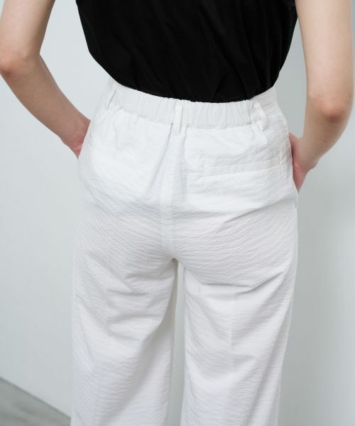 LANVIN en Bleu / ランバン オン ブルー その他パンツ | 【セットアップ対応商品】コットンリップルパンツ | 詳細8