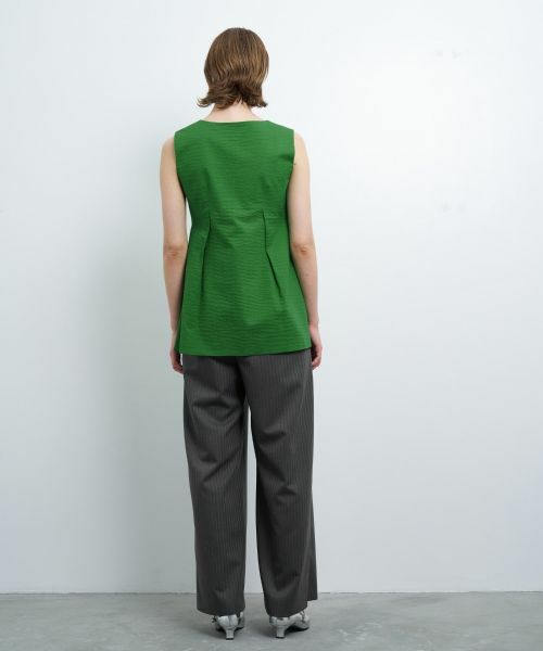 LANVIN en Bleu / ランバン オン ブルー シャツ・ブラウス | 【セットアップ対応商品】コットンリップルベスト | 詳細16