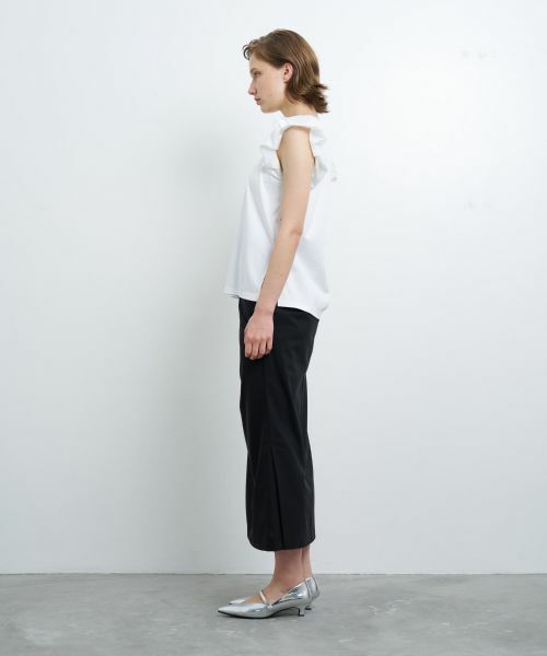 LANVIN en Bleu / ランバン オン ブルー カットソー | パフショルダーコンビカットソー | 詳細2