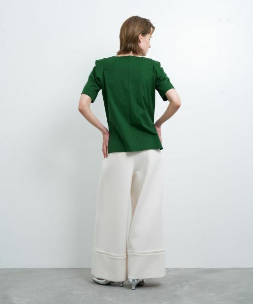 LANVIN en Bleu / ランバン オン ブルー カットソー | ショルダータックカットソー | 詳細11