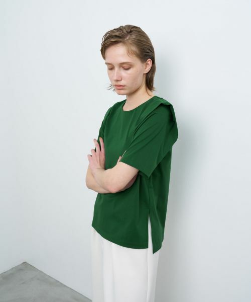 LANVIN en Bleu / ランバン オン ブルー カットソー | ショルダータックカットソー | 詳細12