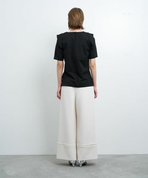 LANVIN en Bleu / ランバン オン ブルー カットソー | ショルダータックカットソー | 詳細17