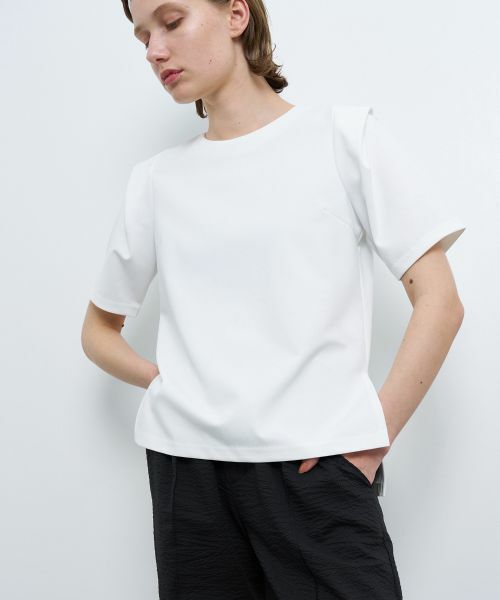 LANVIN en Bleu / ランバン オン ブルー カットソー | ショルダータックカットソー | 詳細7