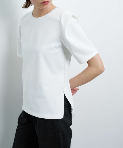 LANVIN en Bleu / ランバン オン ブルー カットソー | ショルダータックカットソー | 詳細8