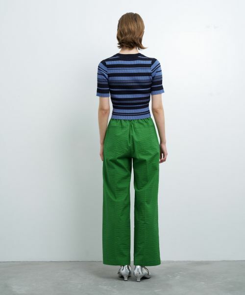 LANVIN en Bleu / ランバン オン ブルー ニット・セーター | ボーダーハーフスリーブニット | 詳細8