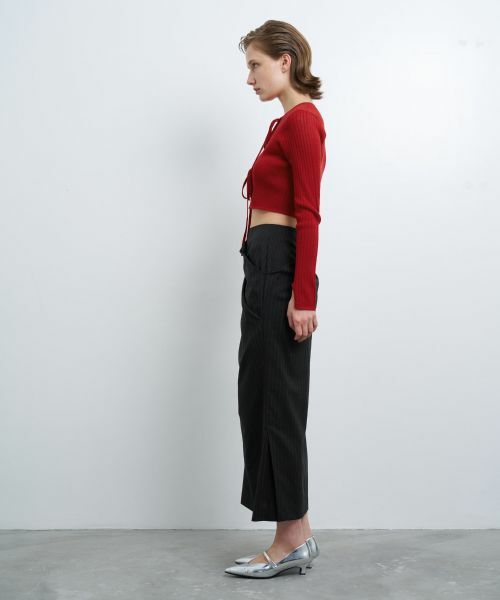 LANVIN en Bleu / ランバン オン ブルー カーディガン・ボレロ | フロントリボンカーディガン | 詳細14