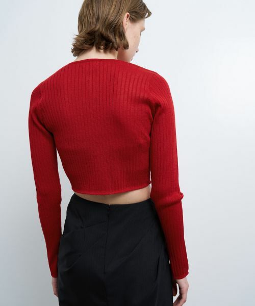 LANVIN en Bleu / ランバン オン ブルー カーディガン・ボレロ | フロントリボンカーディガン | 詳細17