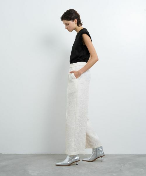 LANVIN en Bleu / ランバン オン ブルー その他パンツ | フクレジャカードパンツ | 詳細6