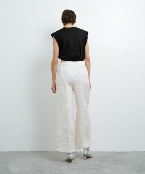 LANVIN en Bleu / ランバン オン ブルー その他パンツ | フクレジャカードパンツ | 詳細7