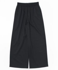 LANVIN en Bleu / ランバン オン ブルー その他パンツ | ピンストライプゴムワイドパンツ