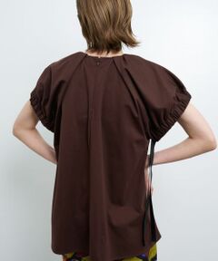 LANVIN en Bleu / ランバン オン ブルー Tシャツ | ギャザーネックドロストカットソー