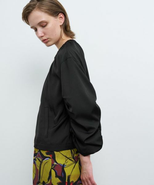 LANVIN en Bleu / ランバン オン ブルー テーラードジャケット | ギャザージップアップブルゾン | 詳細11