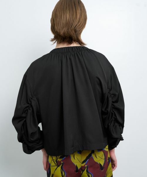 LANVIN en Bleu / ランバン オン ブルー テーラードジャケット | ギャザージップアップブルゾン | 詳細12