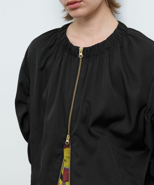 LANVIN en Bleu / ランバン オン ブルー テーラードジャケット | ギャザージップアップブルゾン | 詳細13