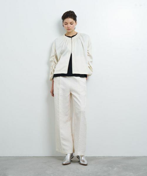 LANVIN en Bleu / ランバン オン ブルー テーラードジャケット | ギャザージップアップブルゾン | 詳細3