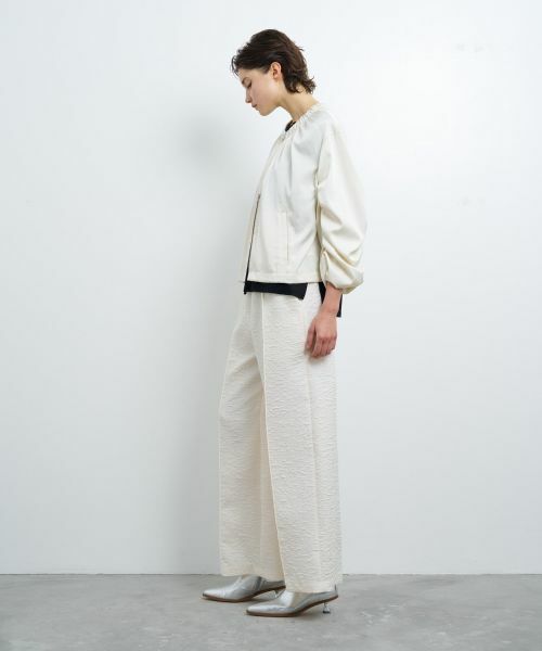 LANVIN en Bleu / ランバン オン ブルー テーラードジャケット | ギャザージップアップブルゾン | 詳細4