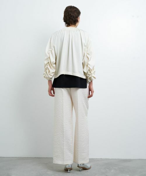 LANVIN en Bleu / ランバン オン ブルー テーラードジャケット | ギャザージップアップブルゾン | 詳細5