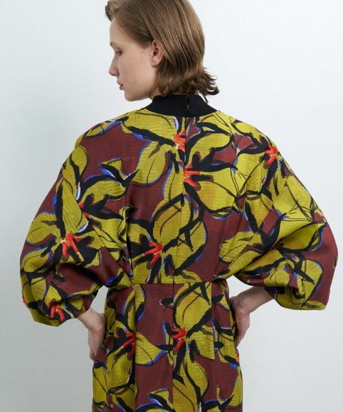 LANVIN en Bleu / ランバン オン ブルー ドレス | BlueAmberプリントワンピース | 詳細4