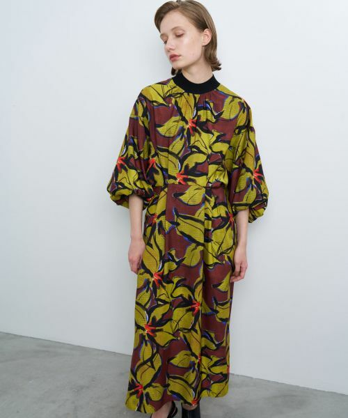 LANVIN en Bleu / ランバン オン ブルー ドレス | BlueAmberプリントワンピース | 詳細5