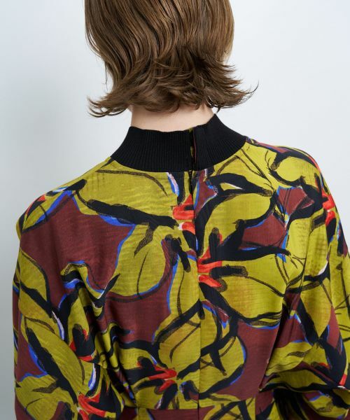 LANVIN en Bleu / ランバン オン ブルー ドレス | BlueAmberプリントワンピース | 詳細6