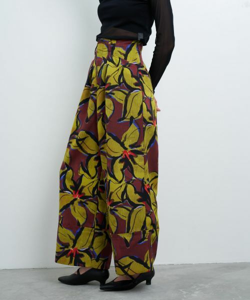 LANVIN en Bleu / ランバン オン ブルー その他パンツ | 【手洗い可能】Blue Amberプリントパンツ | 詳細5