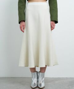 LANVIN en Bleu / ランバン オン ブルー ロング・マキシ丈スカート | ダブルフェイスニットスカート