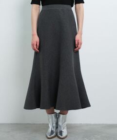 LANVIN en Bleu / ランバン オン ブルー ロング・マキシ丈スカート | ダブルフェイスニットスカート