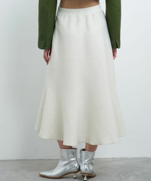 LANVIN en Bleu / ランバン オン ブルー ロング・マキシ丈スカート | ダブルフェイスニットスカート | 詳細7