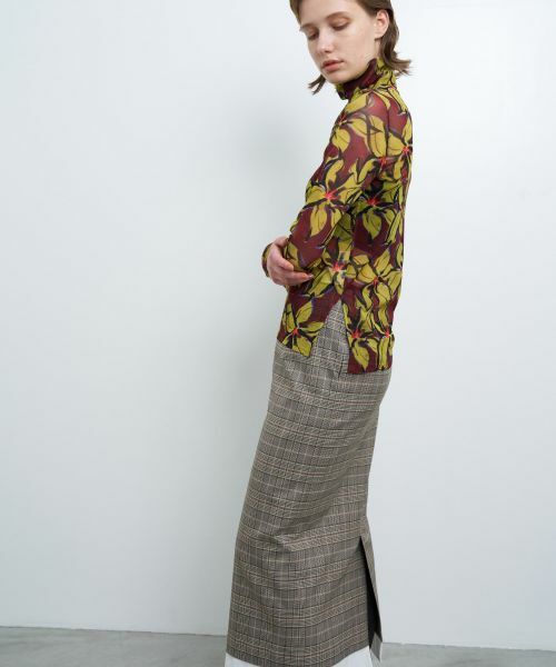 LANVIN en Bleu / ランバン オン ブルー Tシャツ | Blue Amberプリントカットソー | 詳細4