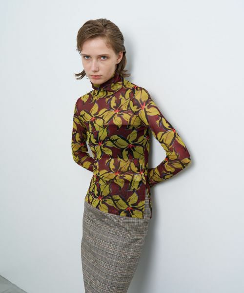 LANVIN en Bleu / ランバン オン ブルー Tシャツ | Blue Amberプリントカットソー | 詳細6