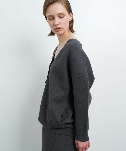 LANVIN en Bleu / ランバン オン ブルー ニット・セーター | ダブルフェイスカーディガン | 詳細10