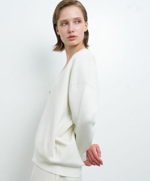 LANVIN en Bleu / ランバン オン ブルー ニット・セーター | ダブルフェイスカーディガン | 詳細5