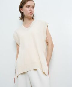 LANVIN en Bleu / ランバン オン ブルー ニット・セーター | Ｖネックニットベスト