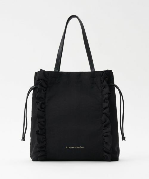 LANVIN モノグラムプリントトートバッグ 【関税込】 ランバンコレクション】ジーン トートバッグ | ランバン