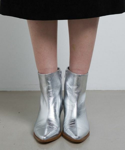 LANVIN en Bleu / ランバン オン ブルー その他小物 | ポインテッドショートブーツ | 詳細7