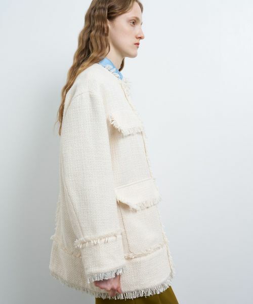 LANVIN en Bleu / ランバン オン ブルー テーラードジャケット | ファンシーツイードジャケット | 詳細4