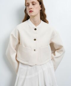 LANVIN en Bleu / ランバン オン ブルー テーラードジャケット | トリプルクロスロゴボタンジャケット