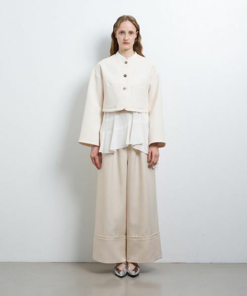 LANVIN en Bleu / ランバン オン ブルー テーラードジャケット | トリプルクロスロゴボタンジャケット | 詳細1