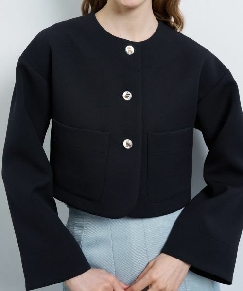 LANVIN en Bleu / ランバン オン ブルー テーラードジャケット | トリプルクロスロゴボタンジャケット | 詳細9